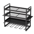 Power Tool Organizer Wall Mount, 4-Layer Storage Rack With 4 Drill Holders