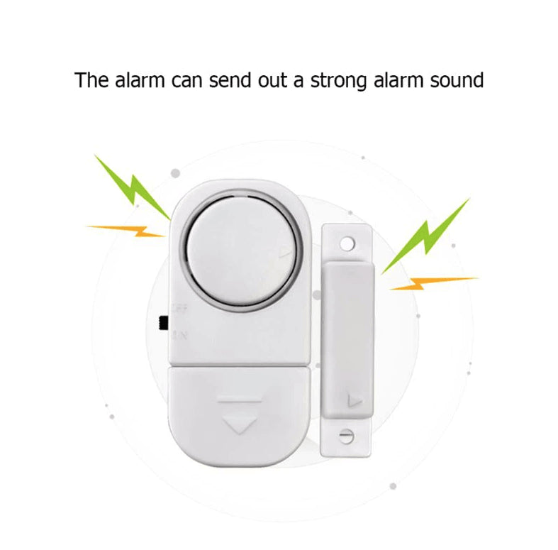 Wireless Door & Window Alarm — 6-Pack, Magnetic Sensor - photo 5