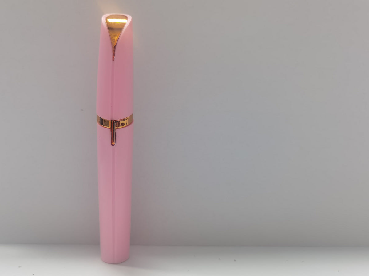 Mini Electric Eyebrow Trimmer Lipstick Brows Pen Hair Remover Painless Razor Epilator with LED Light - photo 8