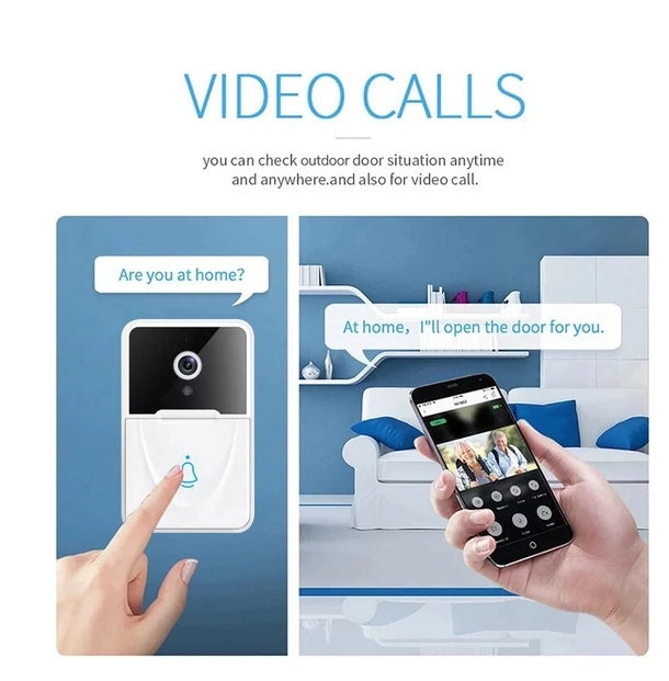 Wireless Security WiFi Smart Doorbell Intercom Video Camera Bell Chime Door Ring - photo 5