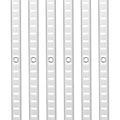 Adjustable Shelf Pilaster Strips, 36.3 in, 8-Pack