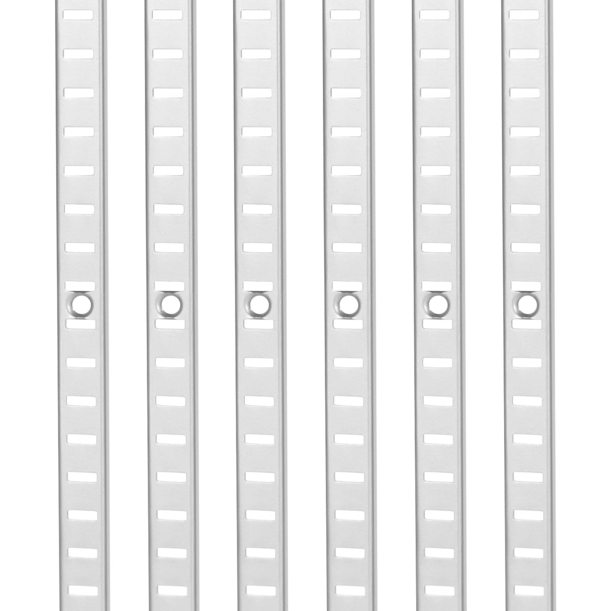 Adjustable Shelf Pilaster Strips, 36.3 in, 8-Pack