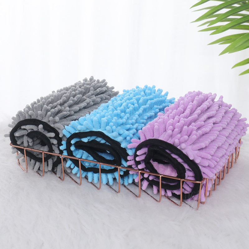 Dogs Cats Towels Super Absorbent Dog Bathrobe Microfiber Bath Towels Quick-Drying Cat Bath Towel For Pets - photo 9