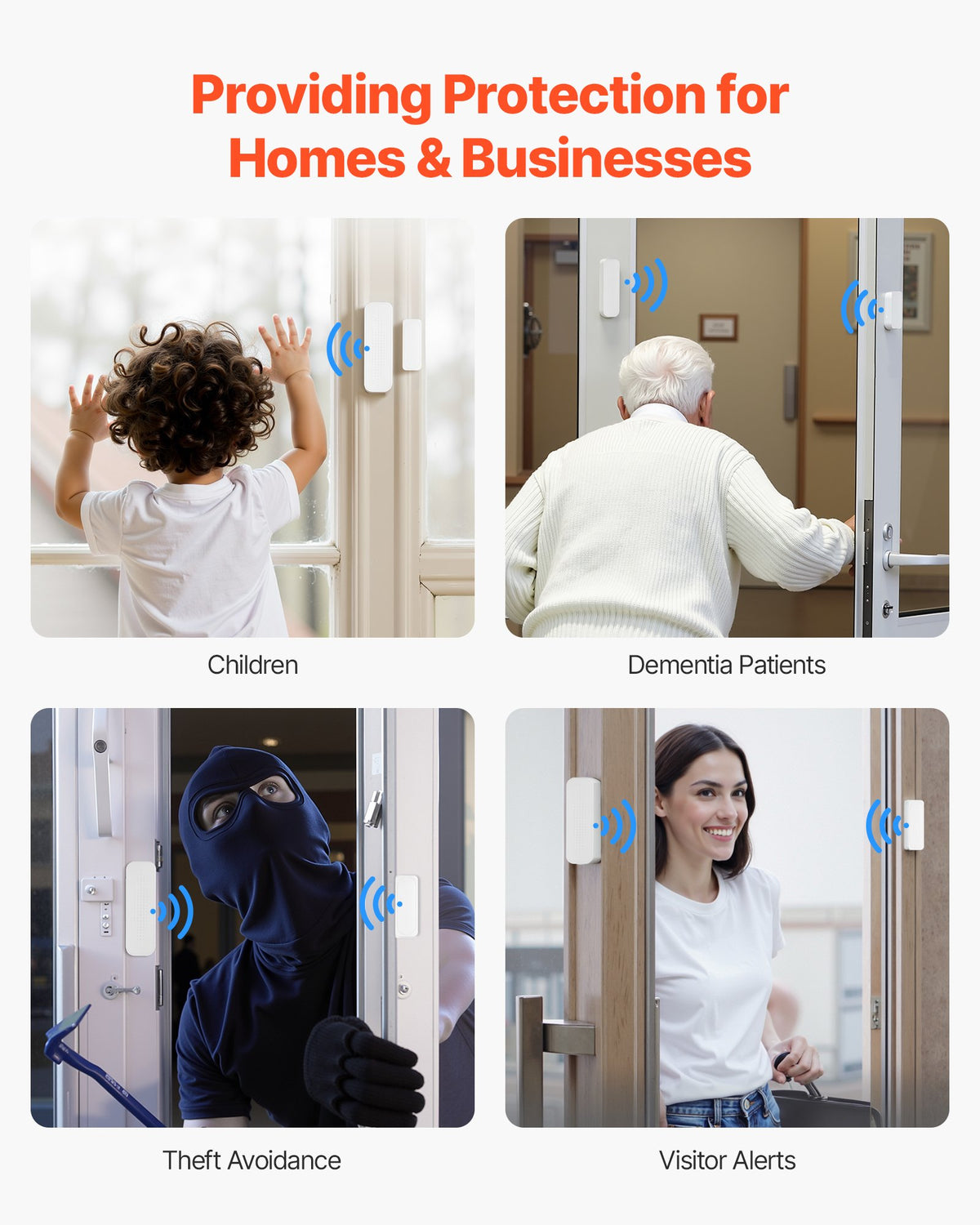 Wireless Door Chime — 656 ft Range, 58 Chimes, 5 Volume Levels - photo 6