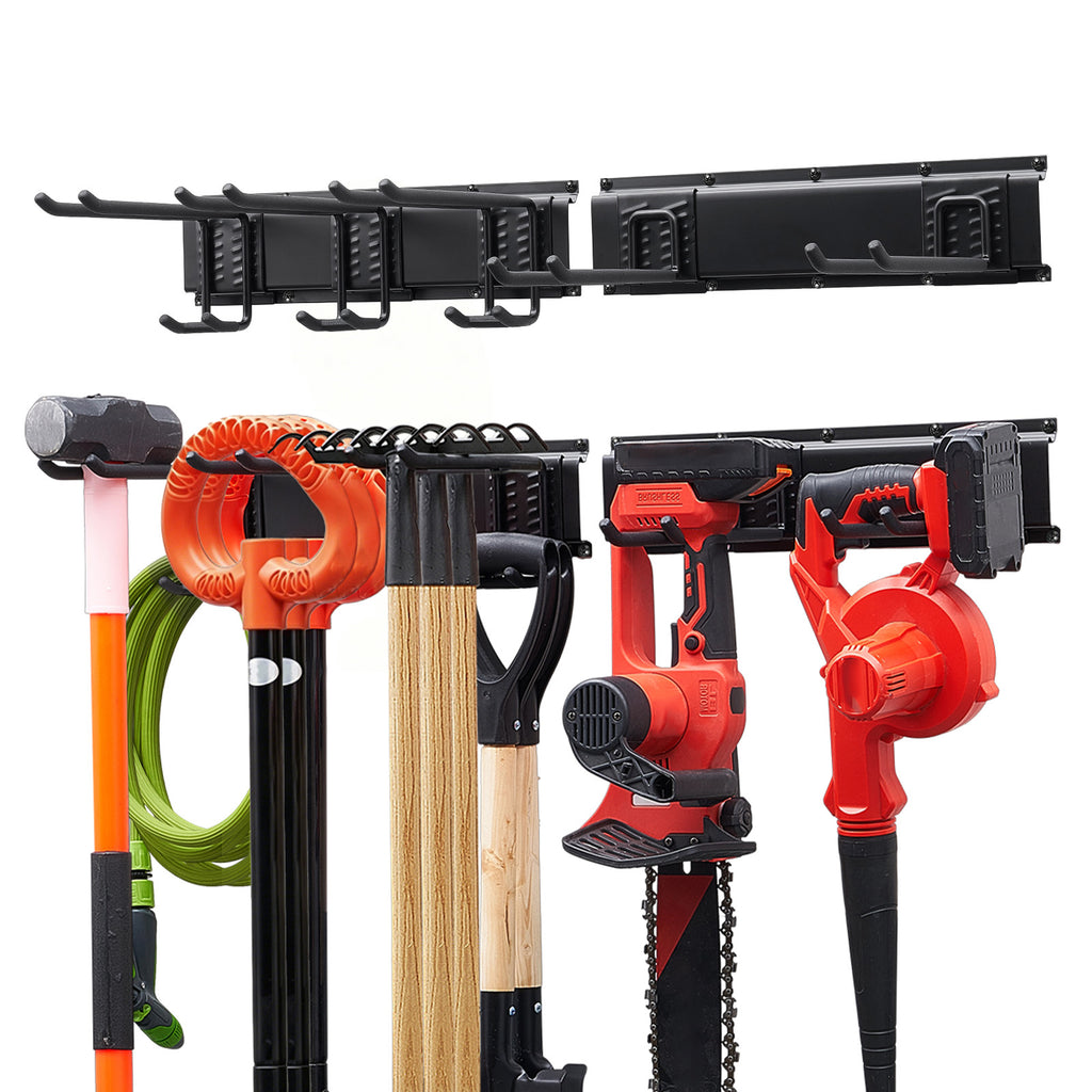 Garage Tool Organizer 33 Inch 400 Lbs Wall Mount Garden Tool Rack, Heavy Duty