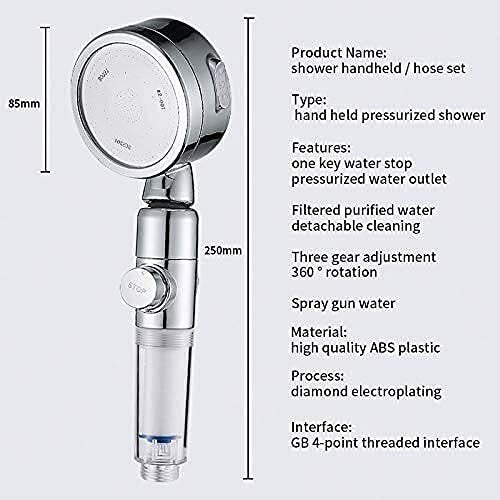 Shower Head,Filter Filtration High Pressure Water Saving 3Mode Soften Save Water - photo 3