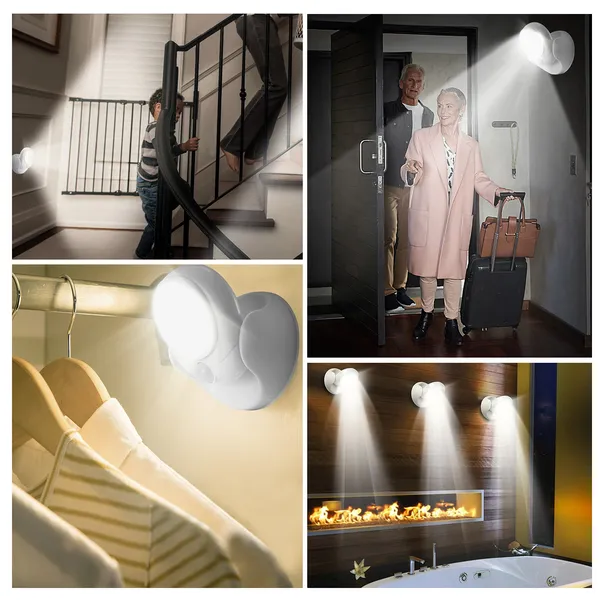 Wireless Motion Sensor Spotlight — 10W, 360° Rotatable - photo 5