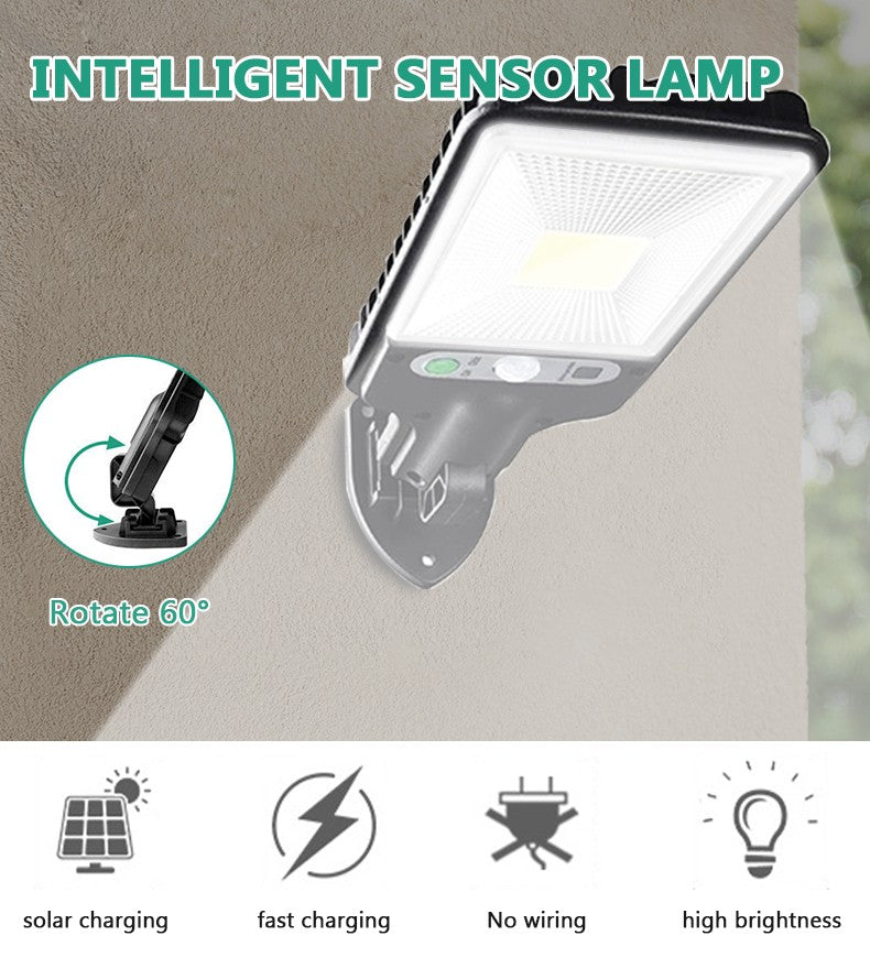 Solar Motion Sensor Lights Outdoor, 2 Pack Waterproof LED Security Wall Lights - photo 6