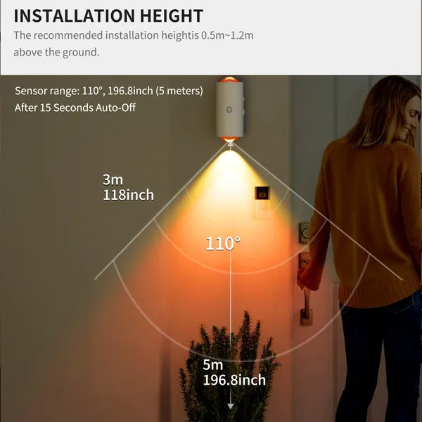 4pcs Rechargeable LED Night Light Wall Lamp Commercial StrobeLight Multi-color - photo 4