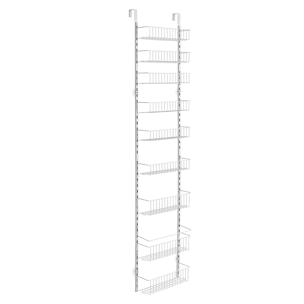 9-Tier Over The Door Pantry Organizer Hanging Storage Rack Adjustable Kitchen - photo 5