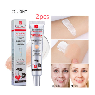Moisturizing Correcting CC Cream Waterproof Anti-sweat Makeup Before Concealer Lasting Women Makeup Prote - photo 14