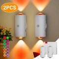 4pcs Rechargeable LED Night Light Wall Lamp Commercial StrobeLight Multi-color - photo 6