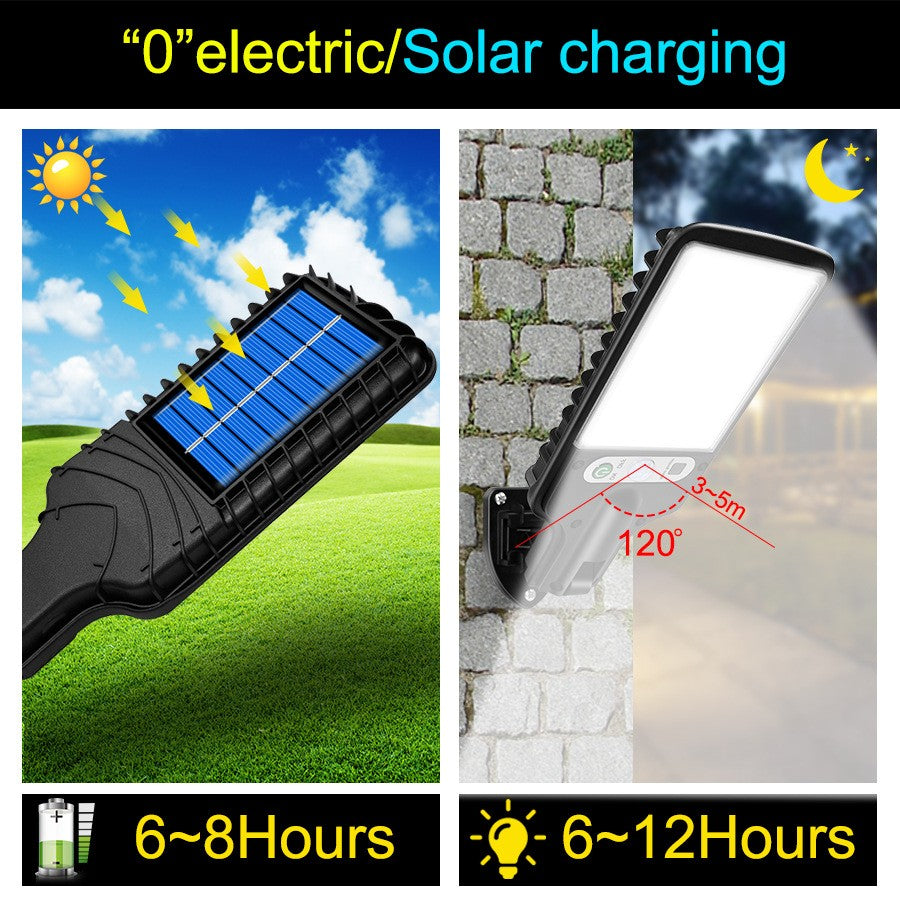Solar Motion Sensor Lights Outdoor, 2 Pack Waterproof LED Security Wall Lights - photo 5