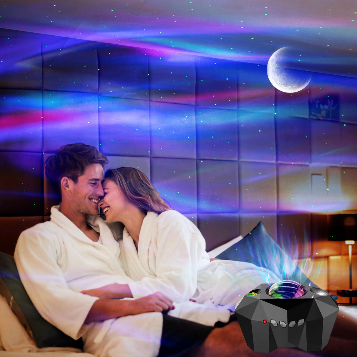 Ocean Wave Star Projector with Bluetooth Speaker