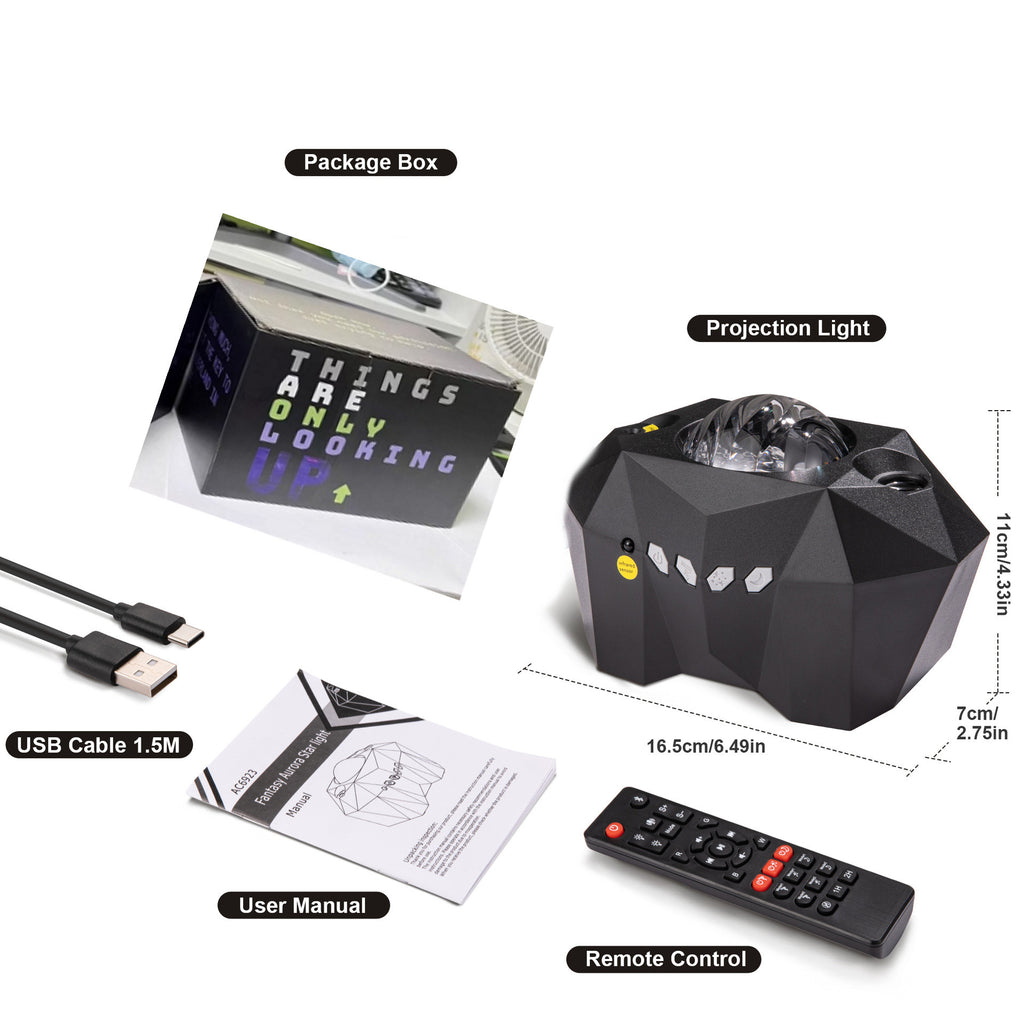 Ocean Wave Star Projector with Bluetooth Speaker - photo 7