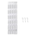 1Pc Over The Door Shoes Rack 24-Pocket Crystal Clear Organizer - photo 5