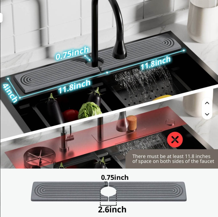 Diatomaceous Earth Sink Tray Stone Home Sink Caddy Kitchen Instant Dry Sink - photo 6