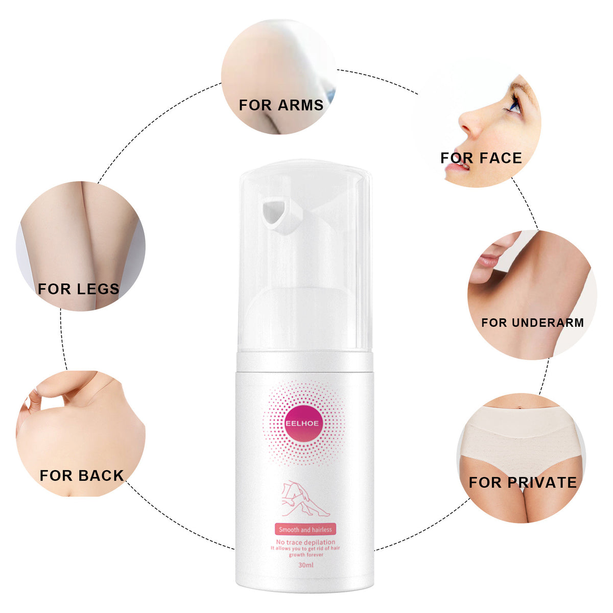30ml 100ml Hair Removal Spray Depilatory Armpit Hair And Legs Hair Foam Mousse And Removal Is Gentle Hair - photo 2