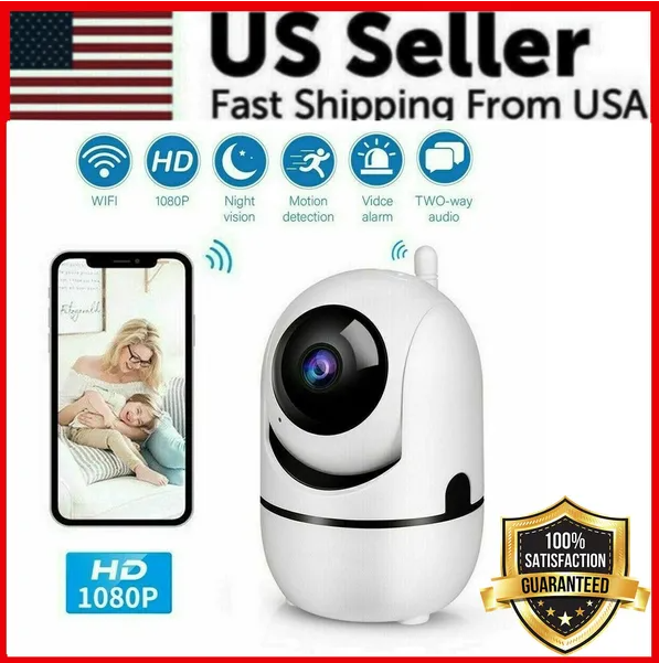 Indoor WiFi Security Camera — 1080P, Night Vision, Two-Way Audio - photo 2