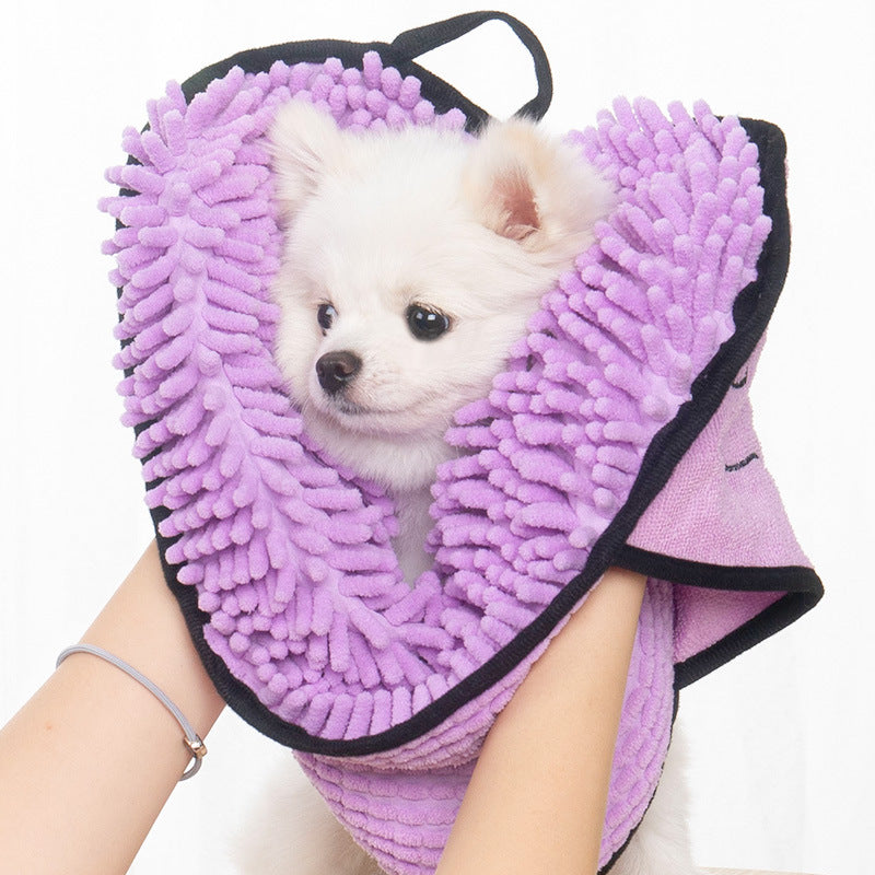 Dogs Cats Towels Super Absorbent Dog Bathrobe Microfiber Bath Towels Quick-Drying Cat Bath Towel For Pets - photo 8