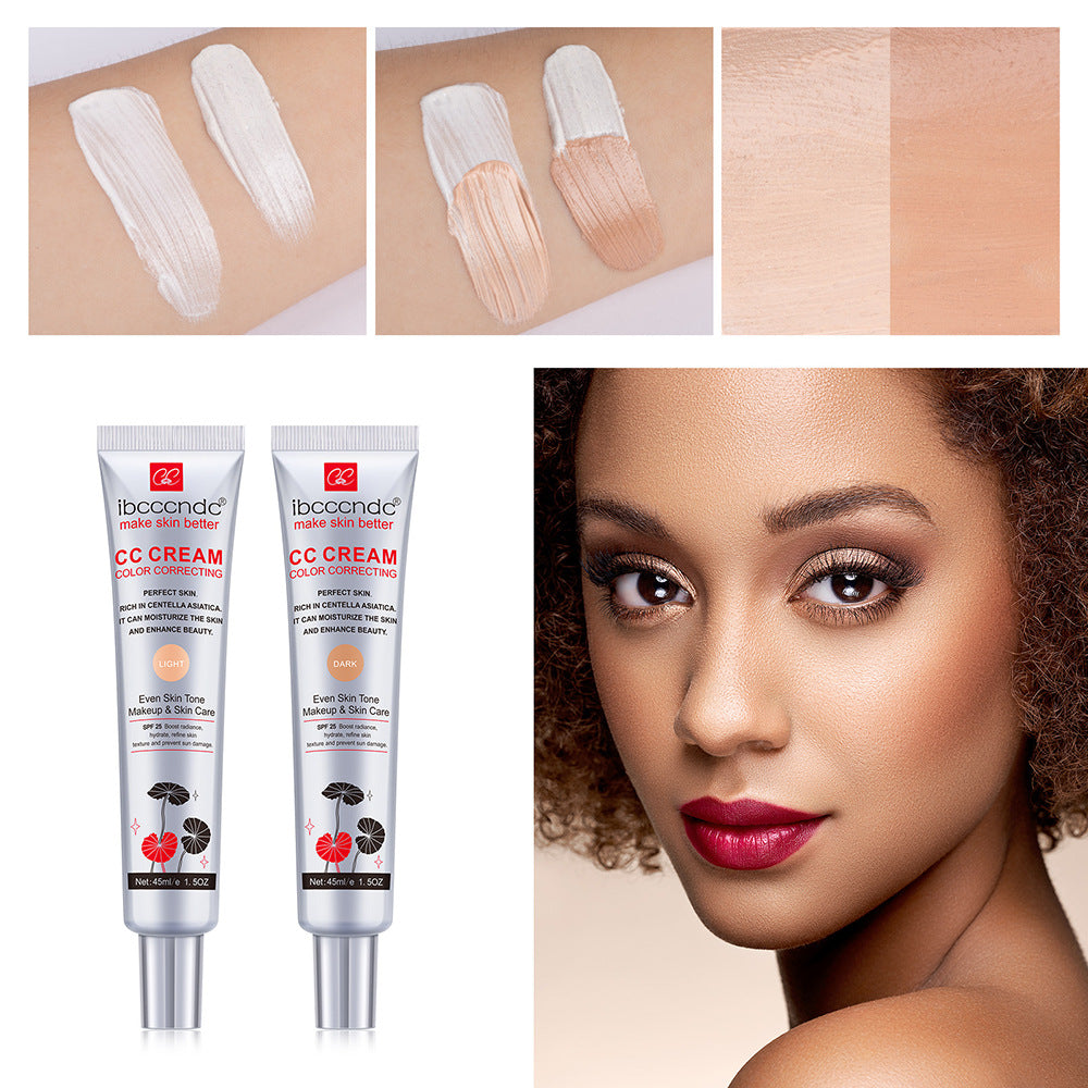 Moisturizing Correcting CC Cream Waterproof Anti-sweat Makeup Before Concealer Lasting Women Makeup Protect Skin Erboria