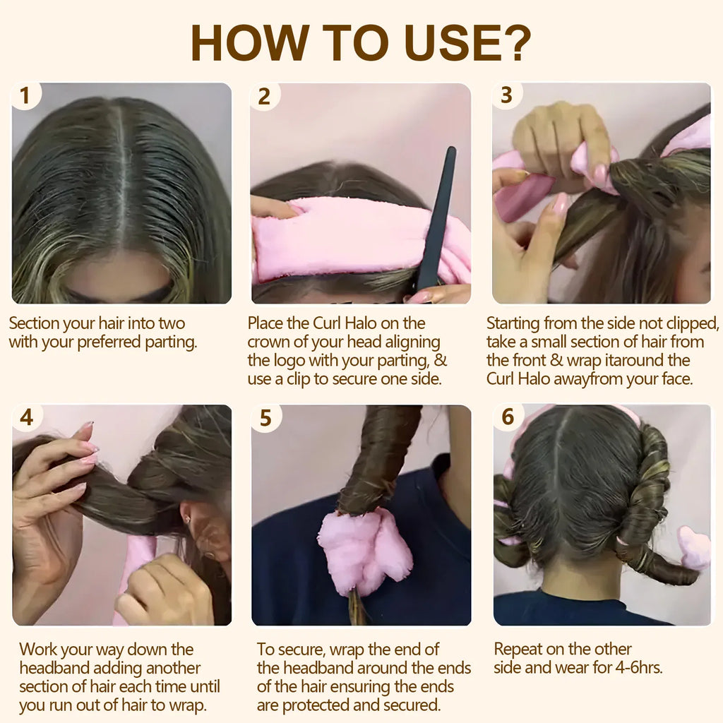Heatless Satin Hair Curler for Overnight Waves - photo 6