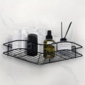 1pc Wall Mounted Bathroom Shelf, Shower Caddy Rack, No Punching Triangle