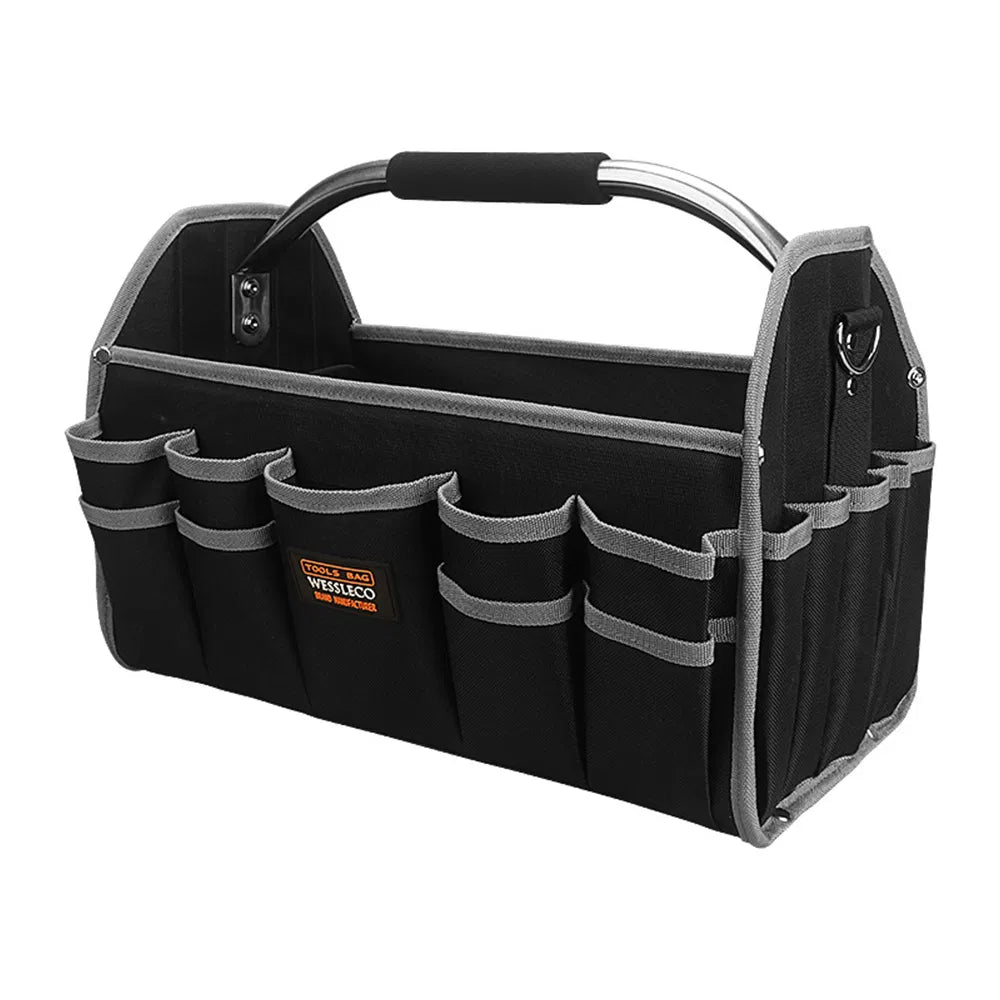 16 Inch Heavy Duty Electrician's Tool Bag Large Capacity Woodworking Handbag - photo 6