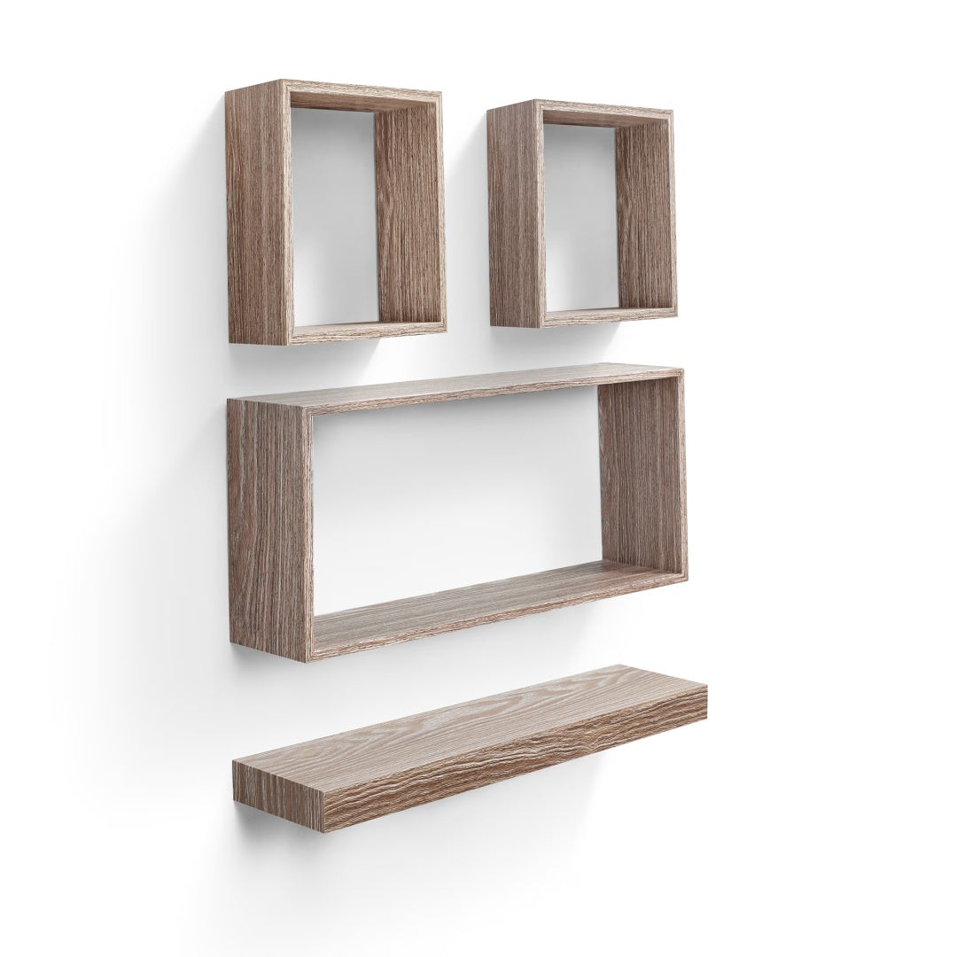 Floating Shelves 17.72 Wall Mounted Wood Shelves For Bathroom, Bedroom, Living - photo 8
