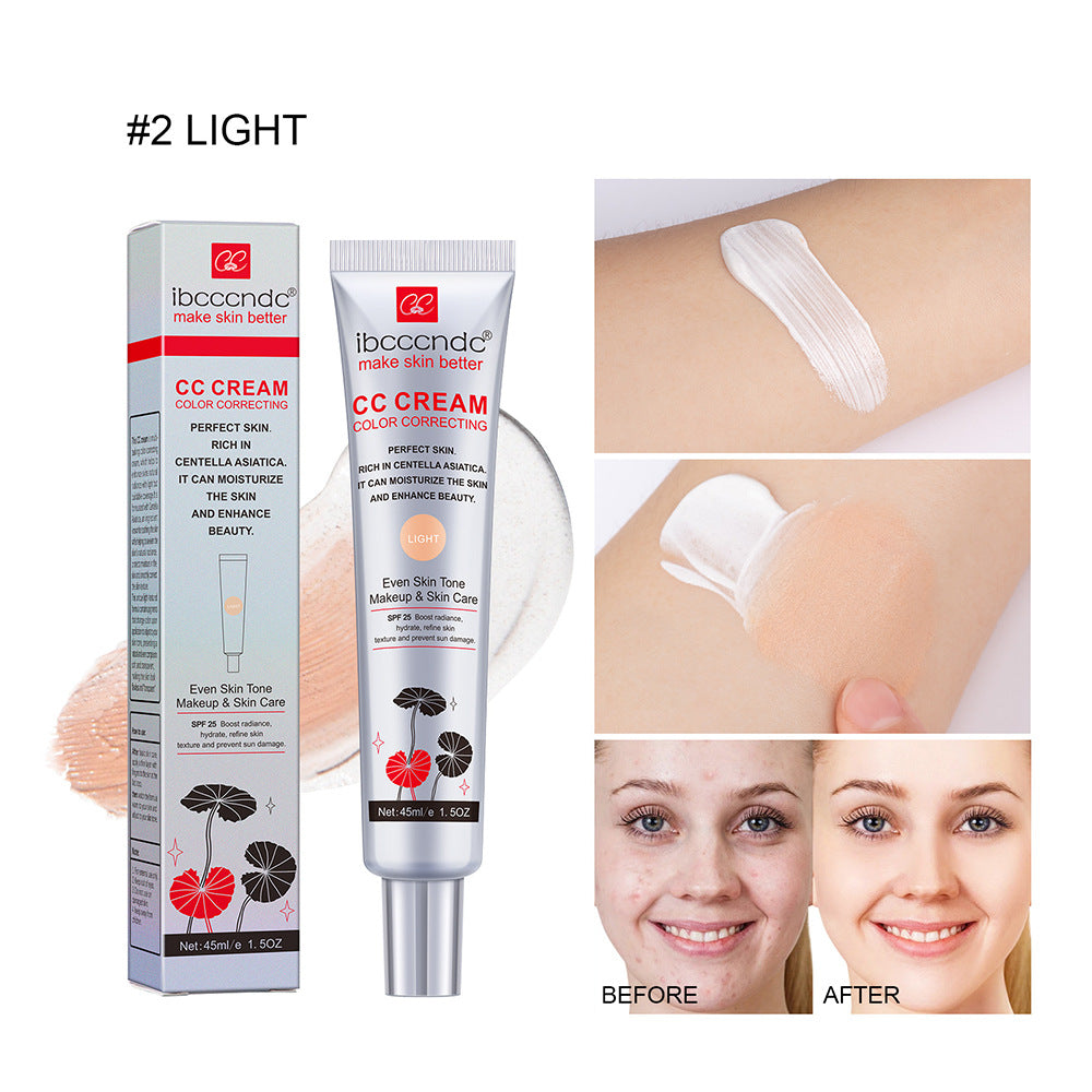 Moisturizing Correcting CC Cream Waterproof Anti-sweat Makeup Before Concealer Lasting Women Makeup Prote - photo 2