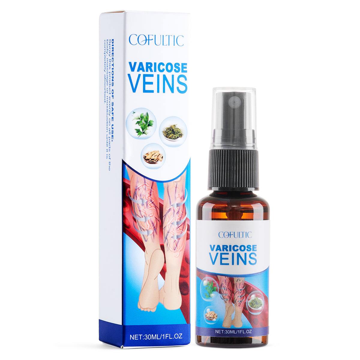 30ml Varicose Vein Spray Multi-Purpose Knee And Leg Care Spray Promote Blood Circulation - photo 7