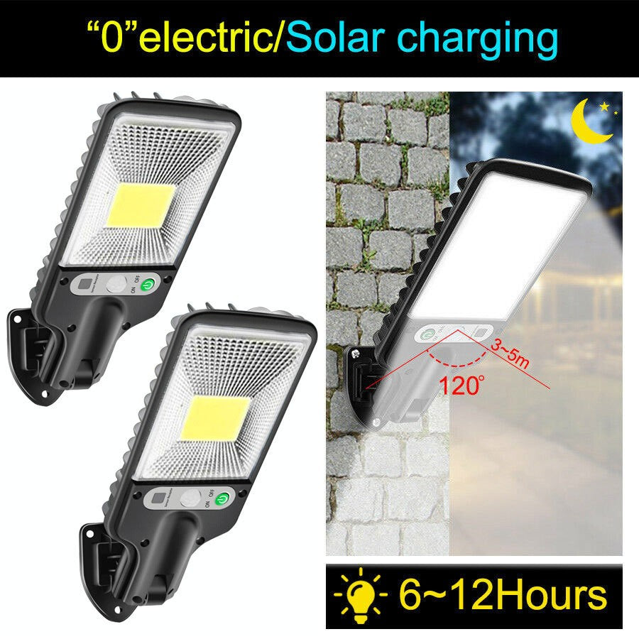 Solar Motion Sensor Lights Outdoor, 2 Pack Waterproof LED Security Wall Lights - photo 10