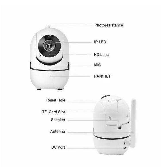 Indoor WiFi Security Camera — 1080P, Night Vision, Two-Way Audio - photo 6
