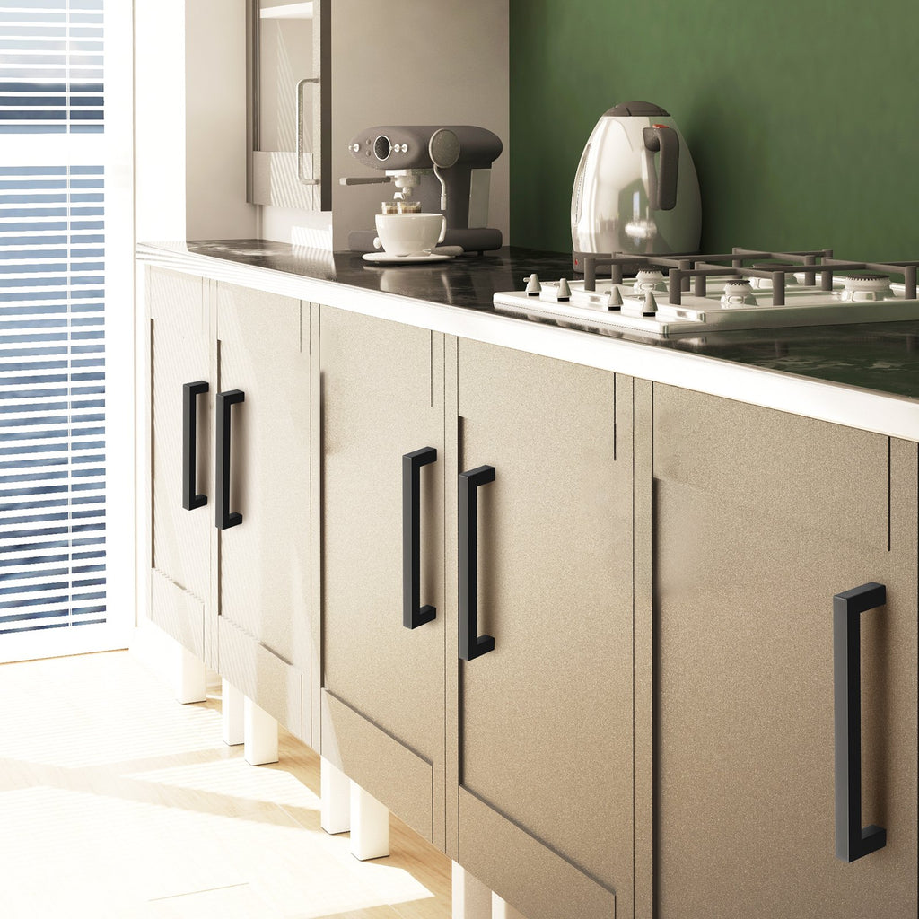 30 Pack Cabinet Pulls, 3.86in / 96mm Center To Center Slim Square Kitchen - photo 6