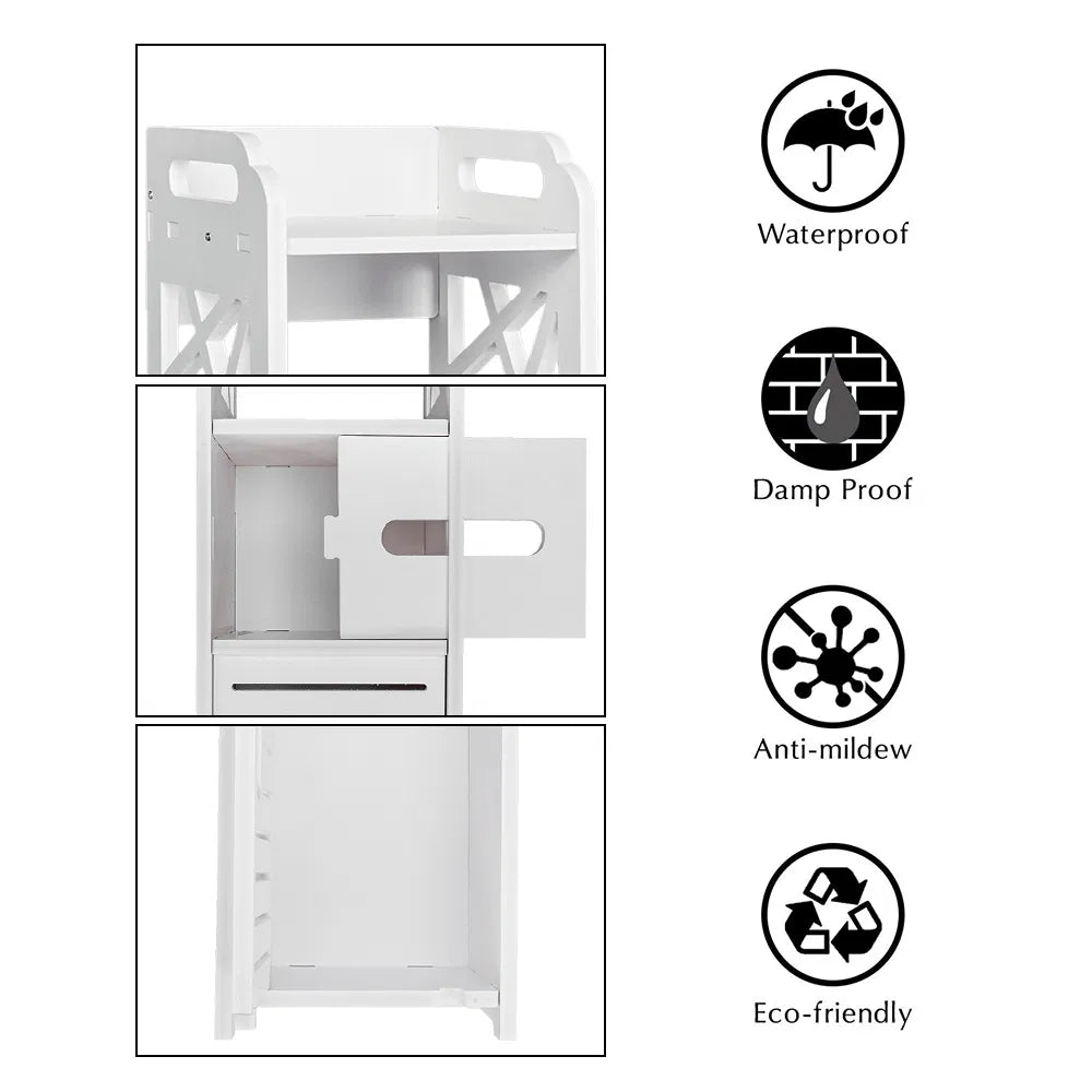 Bathroom Storage Shelf Drawer Multi Compartment Organizer Water Proof Anti - photo 10